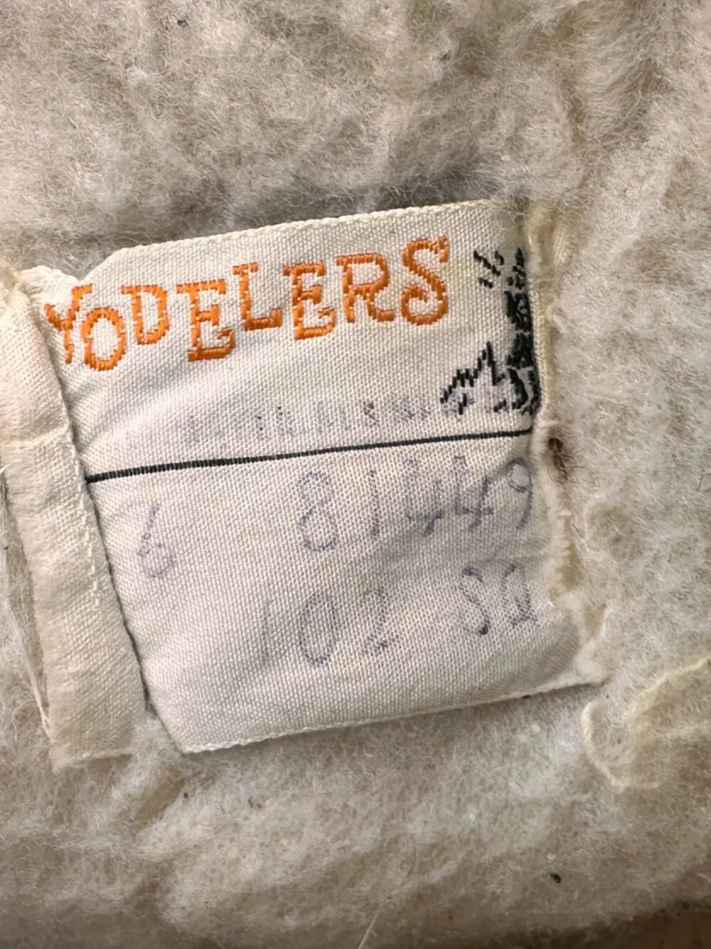 Yodelers Vintage Fur Accent Boots Women Size 6